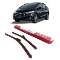 Par de Palheta Limpador Parabrisa - Honda Fit 2009 até 2014