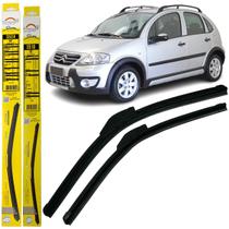 Par de Palhetas Dianteira Citroën C3 XTR de 2002 a 2013 Dyna