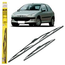 Par De Palhetas Dianteira Peugeot 206 Sw De 2005 Até 2008 Par De Palhetas Dianteira Peugeot 206 Sw De 2005 Até 2008