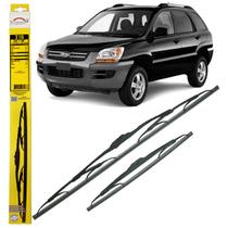 Par De Palhetas Dianteira Sportage Após 2005 Dyna Original