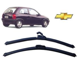 Par de Palhetas Limpador de Parabrisa Dianteiro Chevrolet Corsa Hatch Antigo ano 1994 ate 2001
