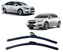 Par De Palhetas Limpador De Parabrisa Dianteiro Chevrolet Cruze Hatch 2011 2012 2013 2014 2015