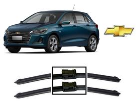 Par De Palhetas Limpador de Parabrisa Dianteiro Chevrolet Onix ano 2020 em Diante Par De Palhetas Limpador de Parabrisa Dianteiro Chevrolet Onix ano 2020 em Diante