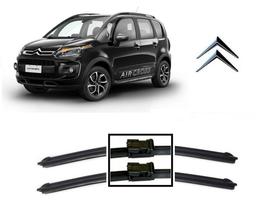 Par de Palhetas Limpador de Parabrisa Dianteiro Citroen Aircross 2011 em Diante