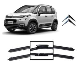 Par De Palhetas Limpador de Parabrisa Dianteiro Citroen Aircross 2015 2016 2016 2017 2018 2019 2020