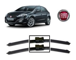 Par de Palhetas Limpador de Parabrisa Dianteiro Fiat Bravo 2011 em Diante