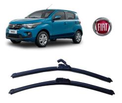 Par de Palhetas Limpador de Parabrisa Dianteiro Fiat Mobi 2016 2017 2018