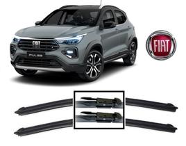 Par de Palhetas Limpador de Parabrisa Dianteiro Fiat Pulse Ano 2021 2022 2023 Par de Palhetas Limpador de Parabrisa Dianteiro Fiat Pulse Ano 2021 2022 2023