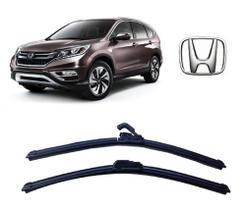 Par De Palhetas Limpador de Parabrisa Dianteiro Honda Crv 2007 ate 2020