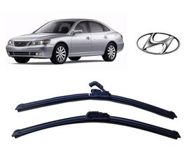 Par de Palhetas Limpador de Parabrisa Dianteiro Hyundai Azera 2008 2009 2010