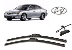 Par de Palhetas Limpador de Parabrisa Dianteiro Hyundai Azera 2008 2009 2010