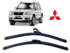Par de Palhetas Limpador de Parabrisa Dianteiro Mitsubishi Pajero Tr4 todos os Modelos
