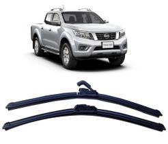 Par De Palhetas Limpador De Parabrisa Dianteiro Nissan Frontier 2007 ate 2020