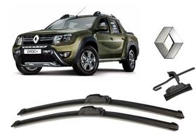 Par De Palhetas Limpador De Parabrisa Dianteiro Renault Duster Oroch 2016 2017 2018 2019 2020 2021 - tiger auto