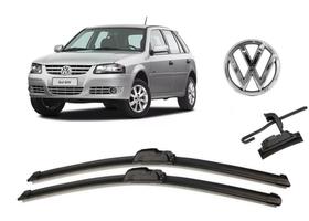 Par de Palhetas Limpador de Parabrisa Dianteiro Volkswagen Gol G4