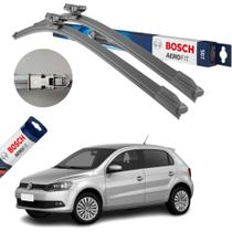 Par de palhetas limpador parabrisa bosch original 16/22" pol vw gol 2012 à 2023