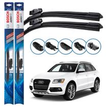 Par de Palhetas Limpador Parabrisa Multiclip Original Bosch Audi Q5 2008 a 2015 Par de Palhetas Limpador Parabrisa Multiclip Original Bosch Audi Q5 2008 a 2015