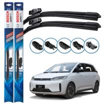 Par de Palhetas Limpador Parabrisa Multiclip Original Bosch BYD D1 EV 2022 a 2024 Par de Palhetas Limpador Parabrisa Multiclip Original Bosch BYD D1 EV 2022 a 2024