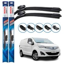 Par de Palhetas Limpador Parabrisa Multiclip Original Bosch BYD eT3 2022 a 2024 Par de Palhetas Limpador Parabrisa Multiclip Original Bosch BYD eT3 2022 a 2024