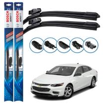 Par de Palhetas Limpador Parabrisa Multiclip Original Bosch Chevrolet Malibu 2010 a 2017 Par de Palhetas Limpador Parabrisa Multiclip Original Bosch Chevrolet Malibu 2010 a 2017