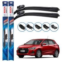 Par de Palhetas Limpador Parabrisa Multiclip Original Bosch Chevrolet Onix 2019 A 2024