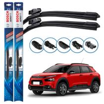 Par de Palhetas Limpador Parabrisa Multiclip Original Bosch Citroen C4 Cactus 2019 a 2024