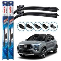 Par de Palhetas Limpador Parabrisa Multiclip Original Bosch Fiat Pulse 2022 a 2024 Par de Palhetas Limpador Parabrisa Multiclip Original Bosch Fiat Pulse 2022 a 2024