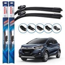 Par de Palhetas Limpador Parabrisa Multiclip Original Bosch Honda WR-V 2021 a 2024