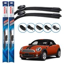 Par de Palhetas Limpador Parabrisa Multiclip Original Bosch Mini Cooper Coupe 2011 a 2016