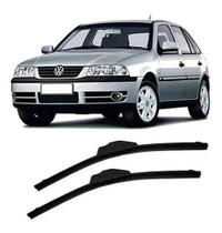 Par de Palhetas Limpador Parabrisa Silicone para Gol G3 e Gol G4 1999 A 2009