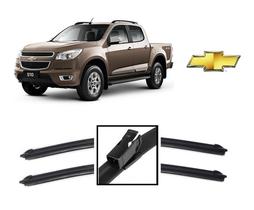 Par de Palhetas para Limpador de Parabrisa Dianteiro Chevrolet S10 ano 2012 Em Diante