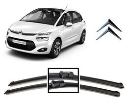 Par De Palhetas Para Limpador de Parabrisa Dianteiro Citroen C4 Picasso 2016 2017 2018 2019