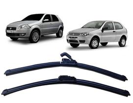 Par de Palhetas para Limpador de Parabrisa Dianteiro Fiat Palio ano 1996 ate 2011