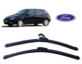 Par de Palhetas para Limpador de Parabrisa Dianteiro Ford Focus 2000 ate 2007