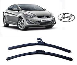 Par de Palhetas para Limpador de Parabrisa Dianteiro Hyundai Elantra ano 2011 em Diante