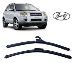 Par De Palhetas para Limpador de Parabrisa Dianteiro Hyundai Tucson