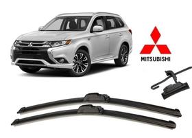 Par De Palhetas para Limpador de Parabrisa Dianteiro Mitsubishi Outlander 2015 em Diante Par De Palhetas para Limpador de Parabrisa Dianteiro Mitsubishi Outlander 2015 em Diante