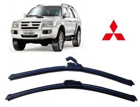 Par de Palhetas para Limpador de Parabrisa Dianteiro Pajero Sport ano 2008 em Diante
