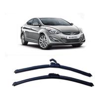 Par de Palhetas para Limpador de Parabrisa Dianteiro para Elantra 2011 2012 2013 2014 2015 2016 2017 2018 2019