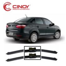 Par de Palhetas para Limpador de Parabrisa Dianteiro para Fiat Grand Siena 2012 2013 2014 2015 2016 2017 2018 2019 2020