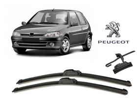 Par De Palhetas para Limpador de Parabrisa Dianteiro Peugeot 106