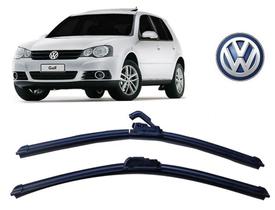 Par de Palhetas para Limpador de Parabrisa Dianteiro Volkswagen Golf ano 1993 ate 2007