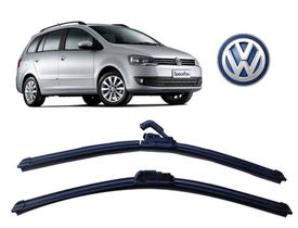 Par de Palhetas para Limpador de Parabrisa Dianteiro Volkswagen Spacefox ano 2006 ate 2012