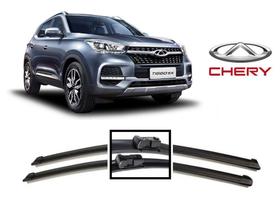 Par De Palhetas Para Limpador Parabrisa Dianteiro Chery Tiggo 5x 2018 Até 2024