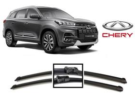 Par De Palhetas Para Limpador Parabrisa Dianteiro Chery Tiggo 8 2019 Até 2024