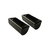 Par de Pedais Traseiros Para Degraus PVC Tubo 1" para Cadeira De Rodas