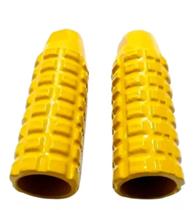 Par De Pedaleira Apoio Pezinho Trolinha Amarelo