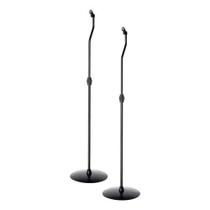 Par de Pedestais para Caixas de Home Theater Som Surround Ajustável 71 a 95cm Base Redonda - AVATRON