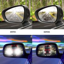 Par de película universal protetora para carro espelho retrovisor anti embaçante a prova dágua