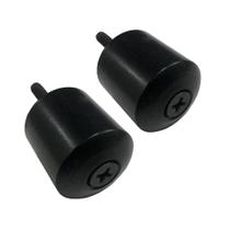 Par de Pesos Ponta de Guidão Modelo Cargo 160 Preto Fosco Reforçado Para Motos CG Biz Titan